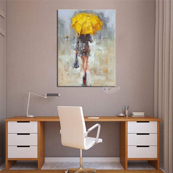 Oil Paintings Hand Painted Canvas Figure Woman Portrait - Image 2