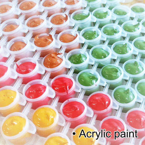 Paint By Number Fantastic Flower House Scenery - Image 8