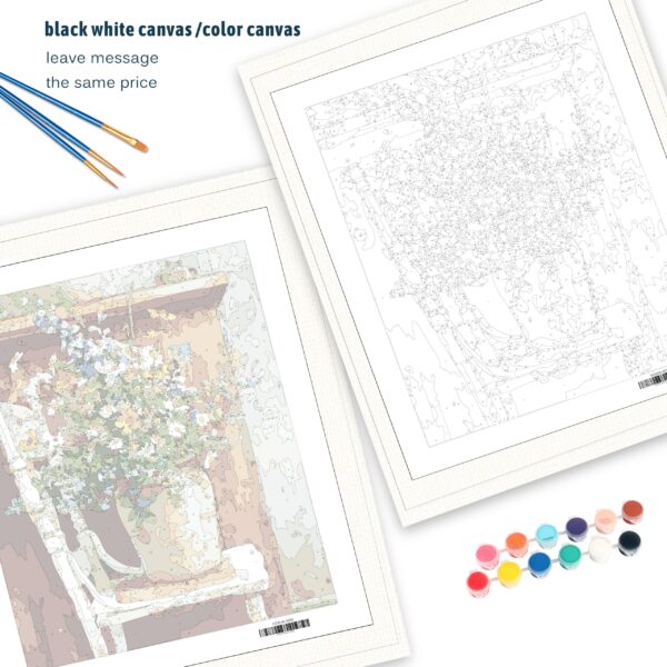 Flowers Painting By Numbers For Wall Art Decor - Image 3
