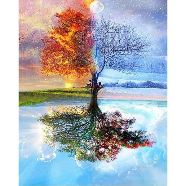 Landscape Painting By Numbers Handpainted Oil 60*75cm - Image 5