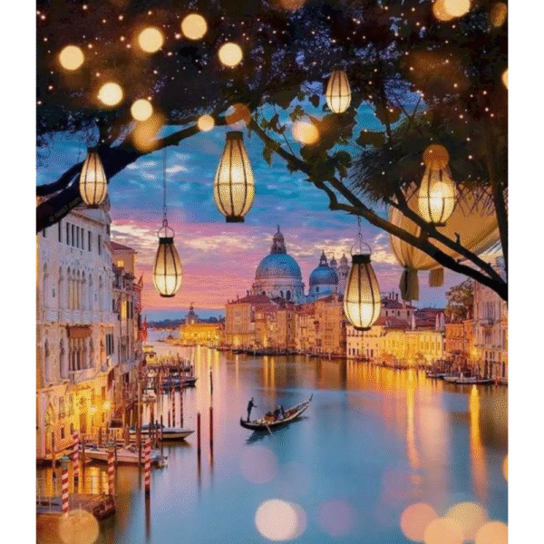 Acrylic Paints Beautiful Bay Landscape Painting By Numbers